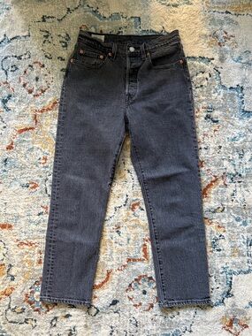 Levi's Vintage Black Straight Jeans